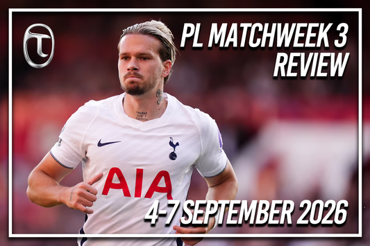 Premier League Matchweek 3: Villa Manage a Shot on Target!